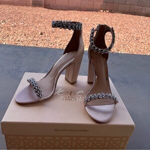 Jewel Badgley Mischka Mayra Ankle Strap Evening Shoe